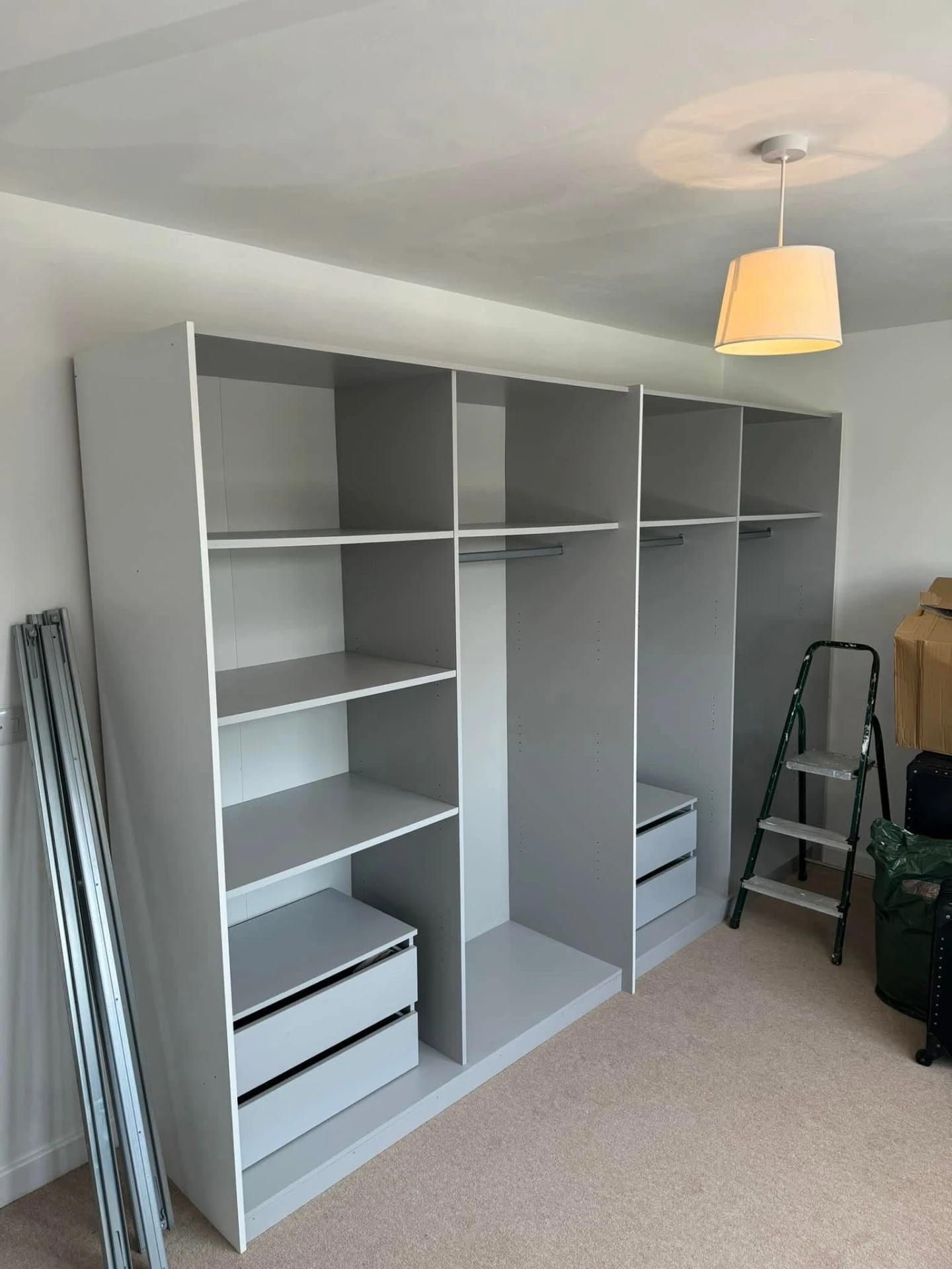 Assembled flat-pack wardrobe fitted by Jack Handyman in Aylesbury