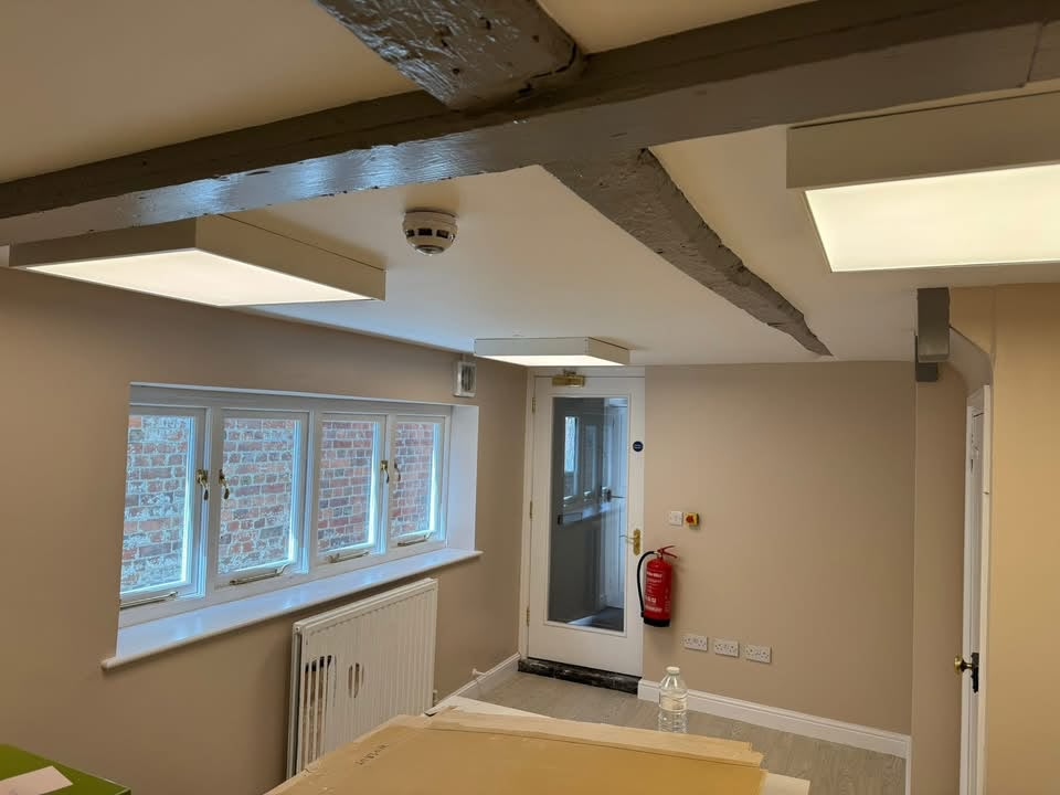 Freshly painted interior wall finished by Jack Handyman in Aylesbury