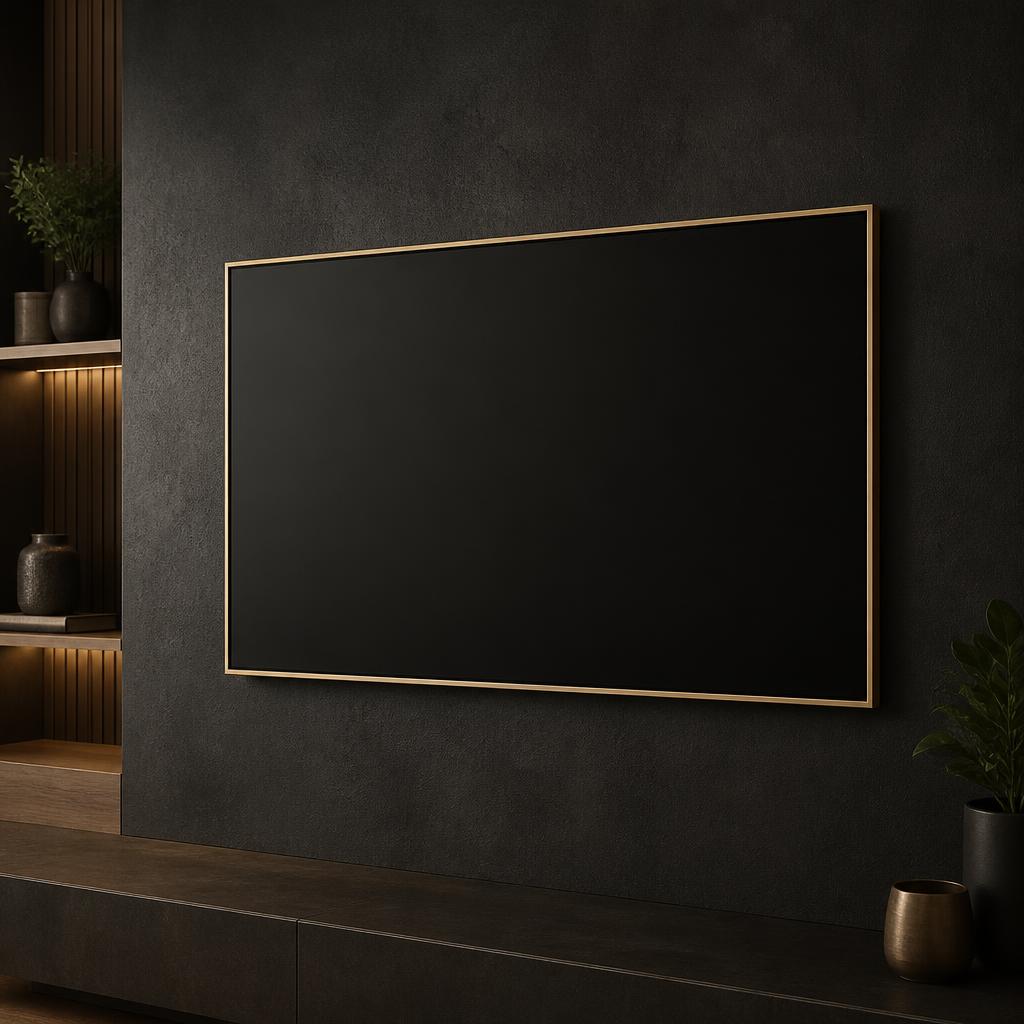 Flat-screen TV securely mounted on a wall — TV wall mounting service in Aylesbury